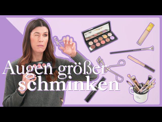 Augen größer schminken - Super einfach und schnell!