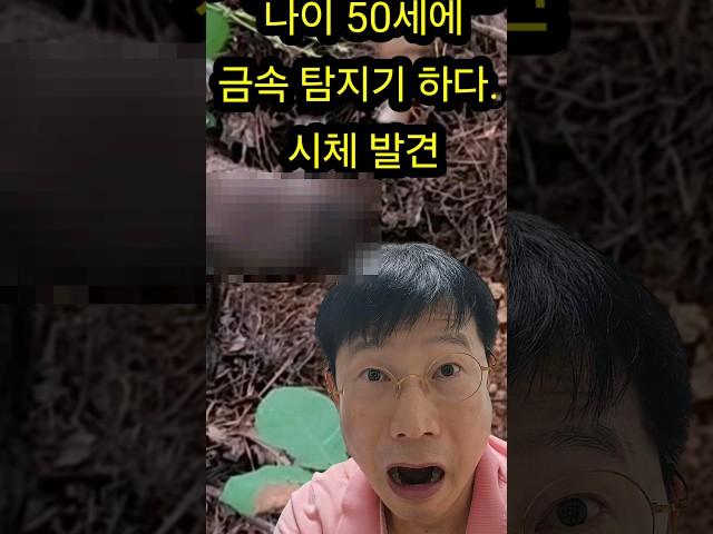 나이 50세에 금속 탐지기 하다. 시체 발견 Metal Detection in Korea