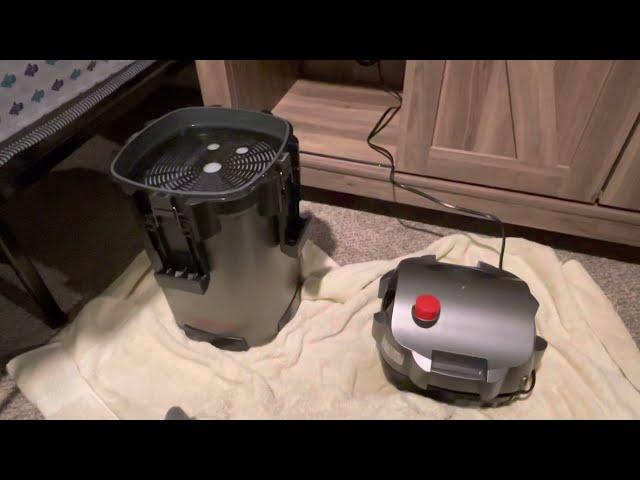 Marineland Magniflow 360 canister filter rattling noise solution - Design flaw