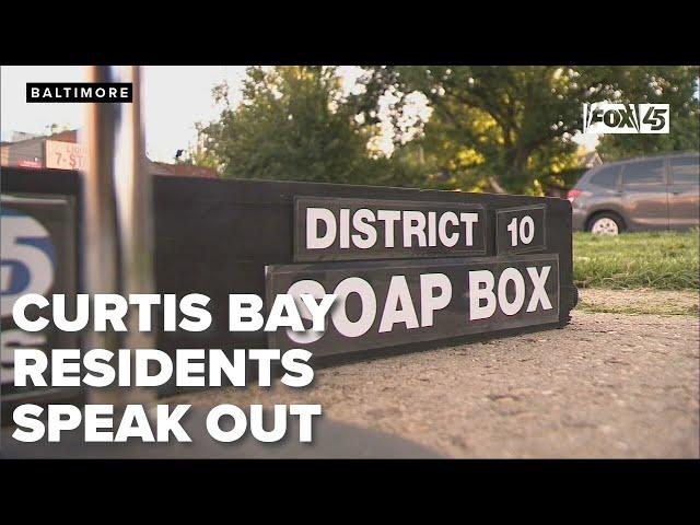 Residents in Curtis Bay unleash on Fox45 soapbox, saying the city has forgotten them