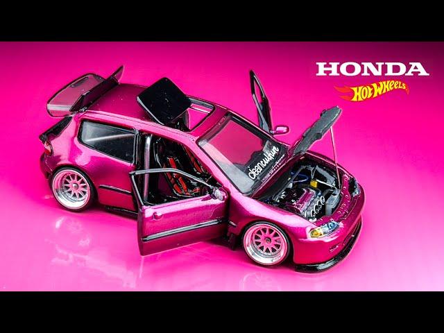 Honda Civic EG Simply Performance K20 Naturally Aspirated Hot Wheels Custom