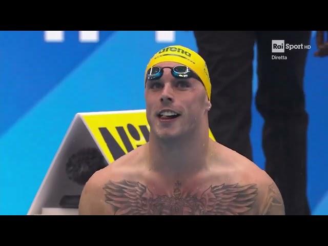 Kyle Chalmers  Men's 100m Freestyle FINAL- World Swimming Championships,2023 Fukuoka