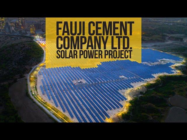 Reon and Fauji Cement Company Limited set up a 12,500 kW Solar plant.