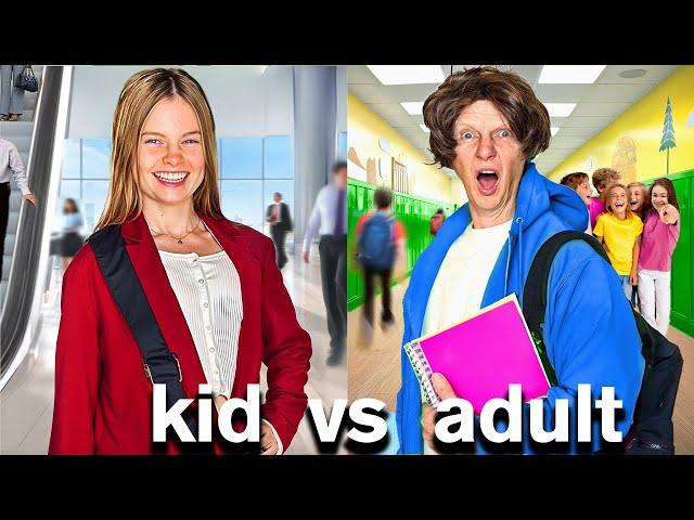 KID Turns Into ADULT & PARENT Turns Into KID *Challenge*