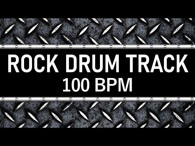 Hard Rock Drum Track 100 BPM Drum Beat