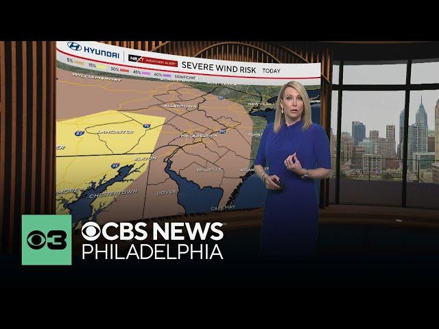 Tracking severe potential Thursday night across Philadelphia region | NEXT Weather forecast