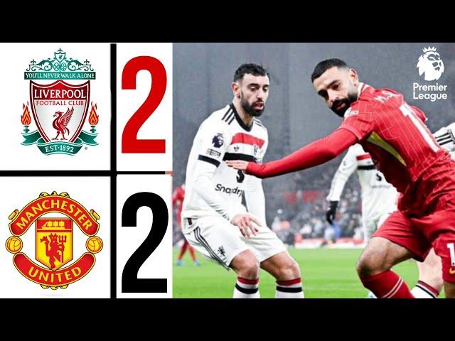 Manchester United vs Liverpool 2-2 Dramatic Draw at Anfield | Premier League Highlights & Goals 2025