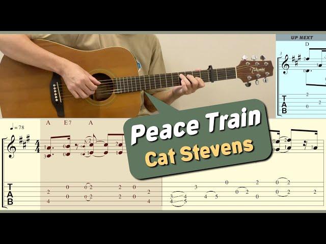 Peace Train / Cat Stevens (Guitar) [Notation + TAB]