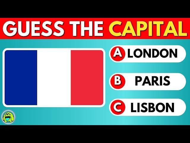 Guess The Capital City Of The Country | Capital City Quiz 