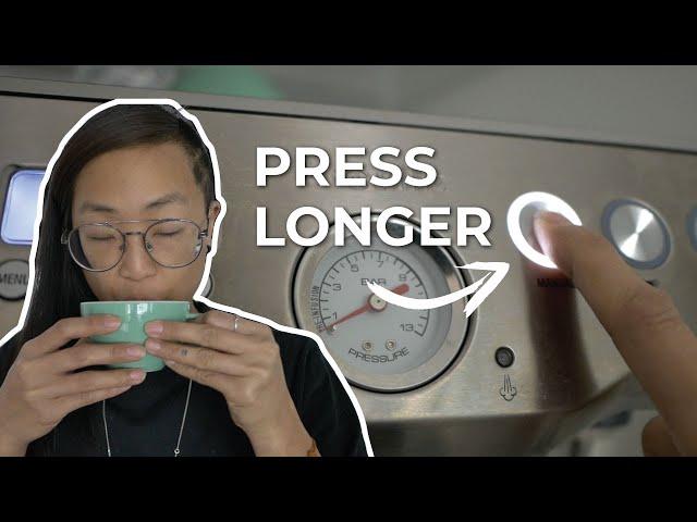 This SIMPLE NO MOD HACK will CHANGE how you extract LIGHT roasts on a Breville Dual Boiler FOREVER!