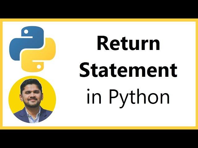 Return Statement in Python | Amit Thinks