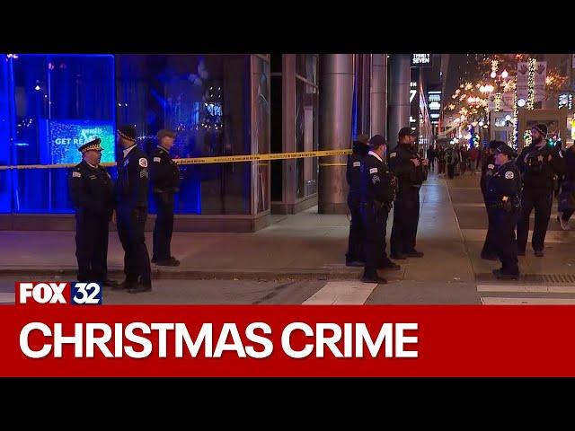 Chaos erupts in downtown Chicago following weekend holiday celebrations