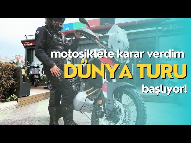 Dünya Turuna Bu Motosikletle Çıkıyorum #dünyaturu #seyahat #motosiklet