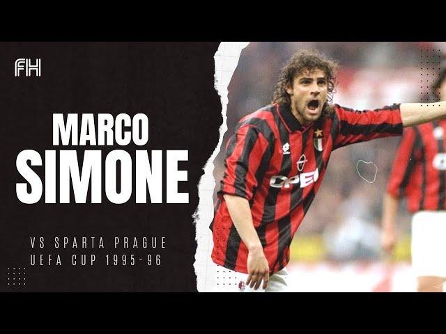 Marco Simone ● Skills ● AC Milan 2-0 Sparta Prague ● UEFA Cup 1995-96