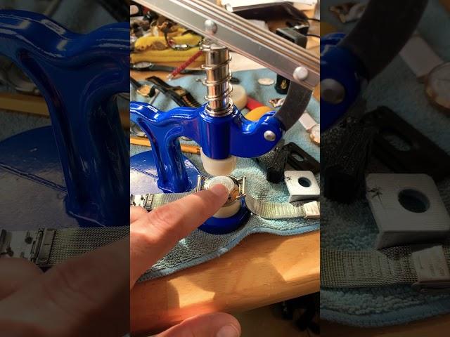 Using a Watch Press for Difficult Snap Backs