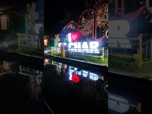 Silchar park night view of Gandi bagh park