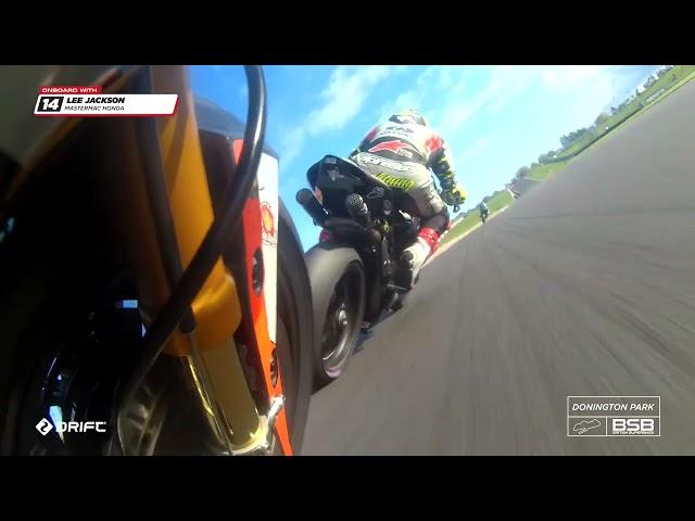 2024 Bennetts British Superbikes RD10 - Donington Park, Race 1 onboard rush