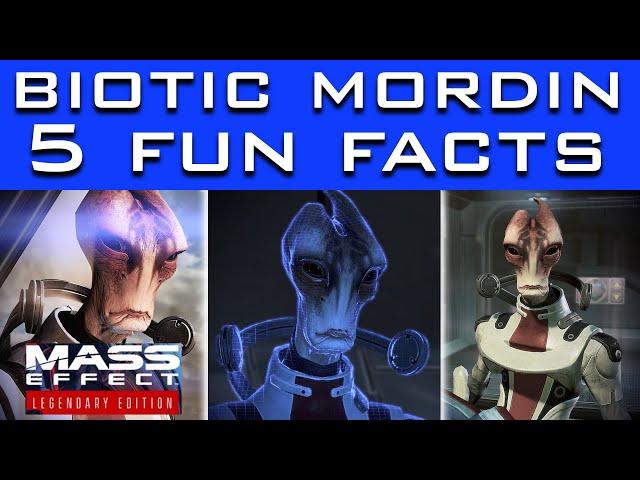 MORDIN Originally Had BIOTIC POWERS - Plus 4 Other Fun Facts About the Scientist Salarian