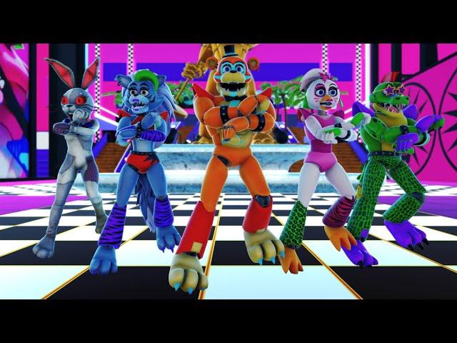 【MMD FNAF】Gangnam Style - PSY【FNAF: Security Breach】【60fps】