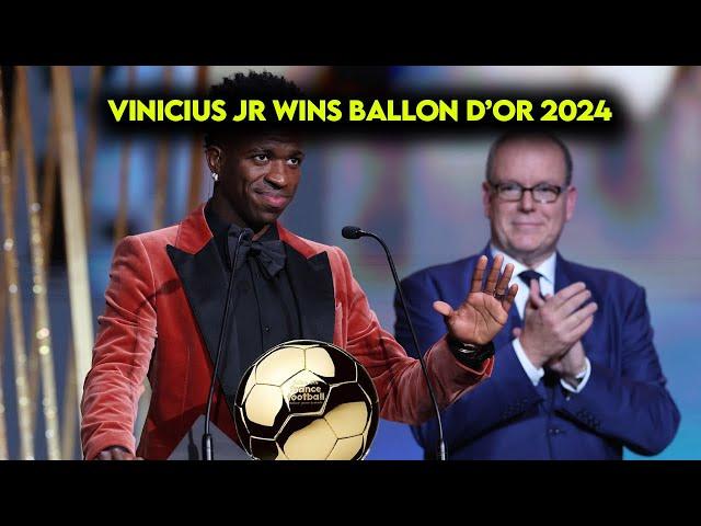 Vinicius Jr WINS Ballon d'Or 2024