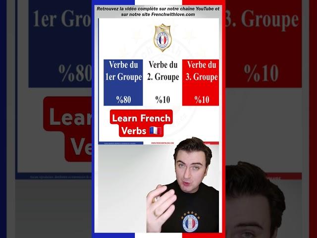 Learn First Group Verbs to Know 80% of French Verbs  #francais #delfa2 #languagelessons