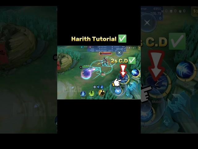 Harith Tutorial Mobile legends #ml2b #harith #mlbb #shorts