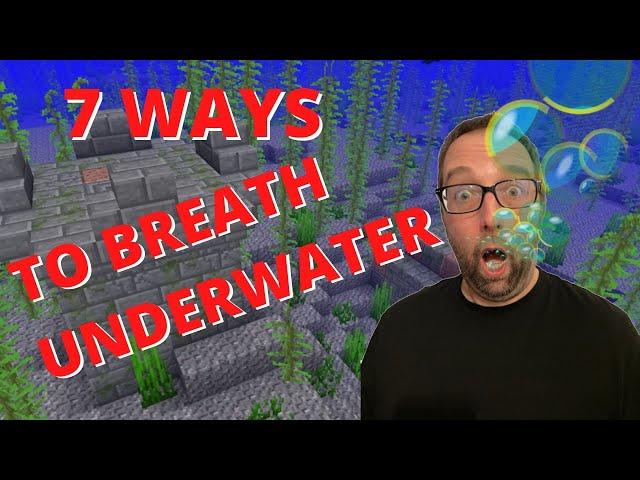 How to BREATHE UNDERWATER in minecraft