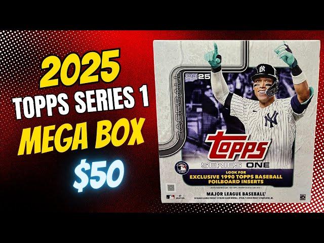 Mega Box 2025 Topps Series 1 Baseball Mega Box