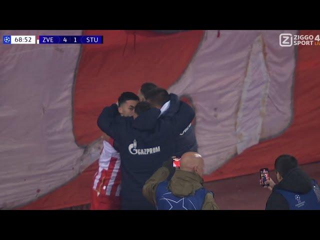 Nemanja Redonjic Amazing Goal, Crvena zvezda vs VfB Stuttgart (4-1) All Goals and Highlights