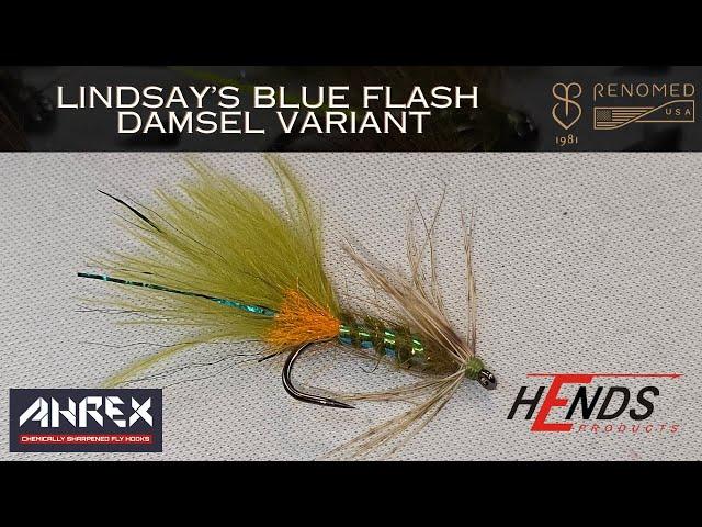 Exchange Across the water with Lindsay Simpson, The Blue Flash Damsel Variant