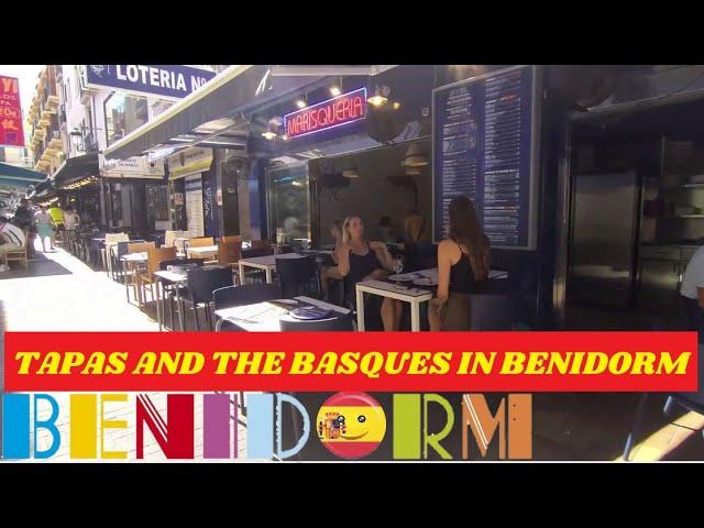 Benidorm's TAPAS ALLEY & Historic Basque Connection!️ALL YOU NEED TO KNOW! 🫒 #benidorm