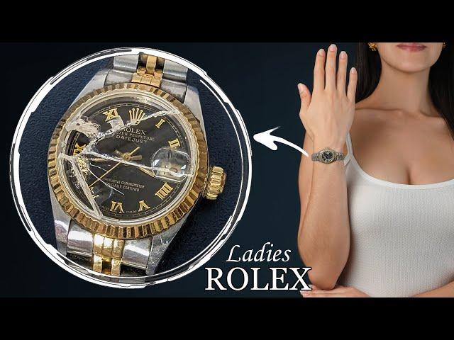 Rolex Datejust Full Restoration And Repair (AMAZING TRANSFORMATION)