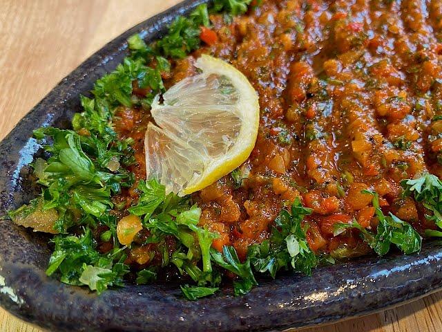 SIPCY TOMATO DIP (ACILI EZME): MEZE WITH MINCED VEGETABLES & SPICES