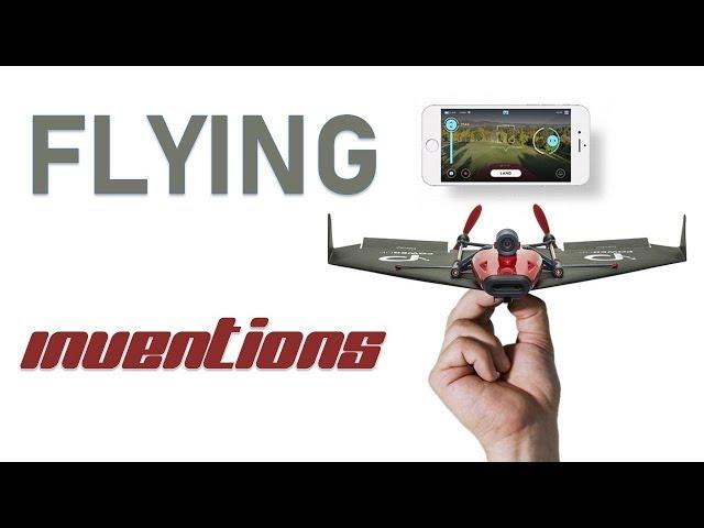 Flying Inventions - Future Drones Technology -Sprite, Fleye, PowerUp FPV, SPRY, Splash Drone 3