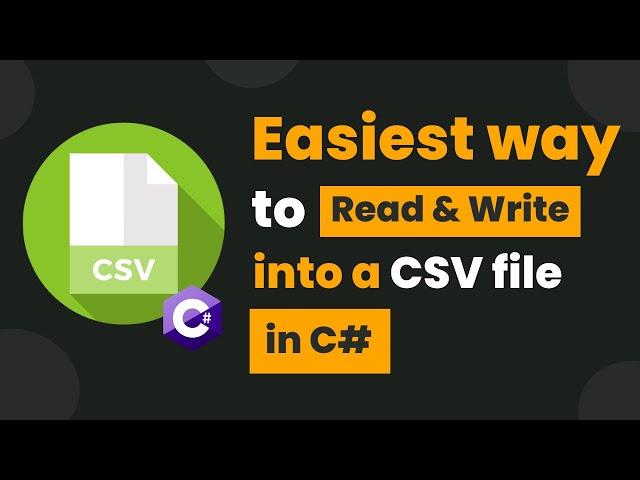 Reading and writing to csv file in c#