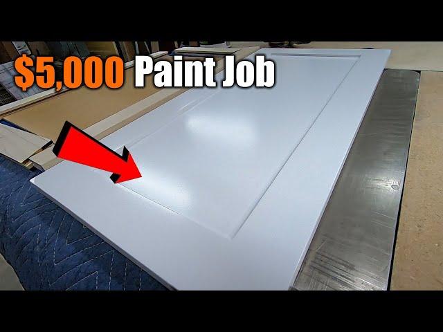 Get A Factory Finish On Your Painted Cabinets |Step By Step | THE HANDYMAN |