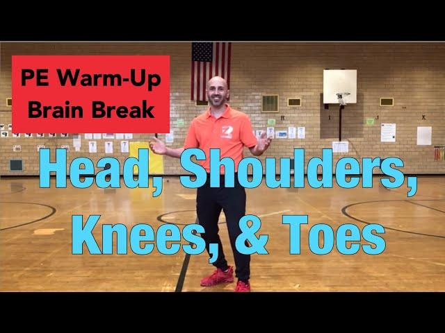 PhysEdZone: “Head, Shoulders, Knees, & Toes” PE Dance Fitness Warm-Up | Brain Break