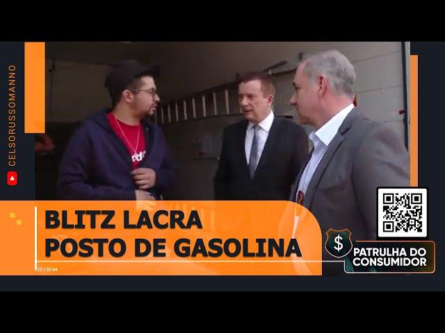 BLITZ LACRA POSTO DE GASOLINA