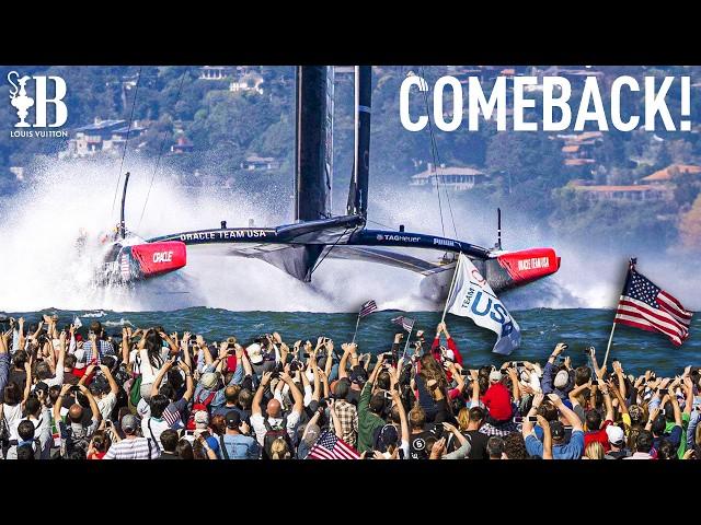 The GREATEST Comeback ever!  USA v New Zealand | 34th America's Cup