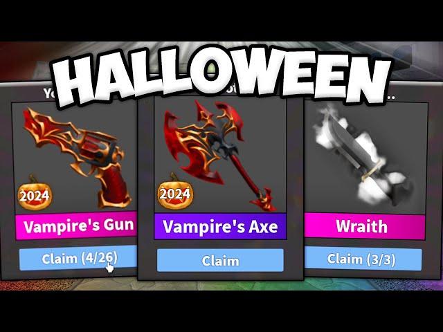 How to Get ALL Halloween Items in Murder Mystery 2