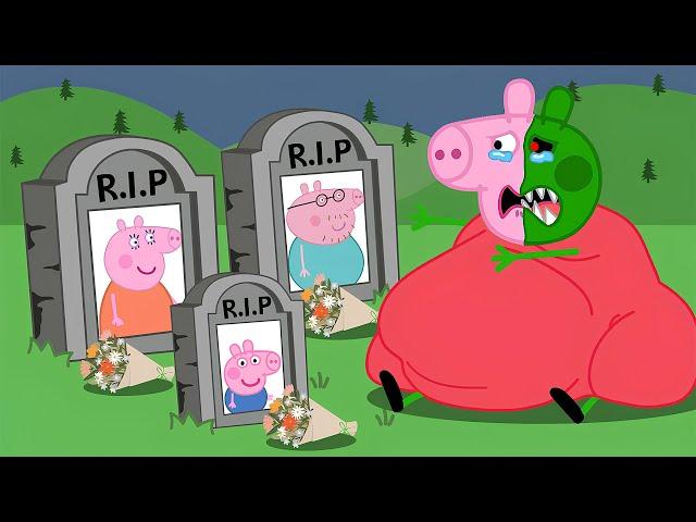 Peppa Pig Turns into a Giant Zombie! ‍️ - What Happened ?? | Peppa Pig Funny Animation