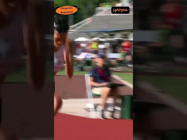 US: Vashti CUNNINGHAM Fail ️️ U.S. Olympic Team Trials #spopaW #shorts #athletics #viral