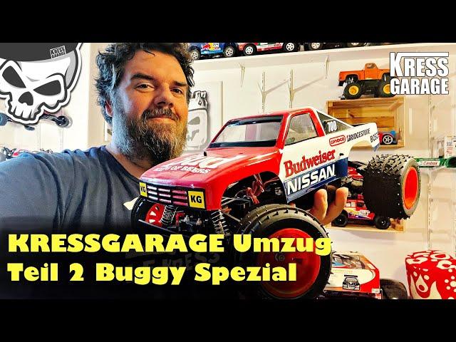 Die KRESSGARAGE zieht um Teil 2 RC Buggy Speziel Tamiya Vintage Sammlung