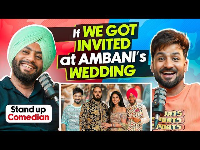 AMBANI ਦੇ ਵਿਆਹ ਤੇ STAND-UP Comedyby Comic Singh | Aman Aujla