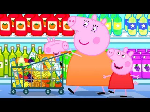 Peppa Pig Goes Grocery Shopping  | Peppa Pig | Full Episodes | Collection | Cartoon