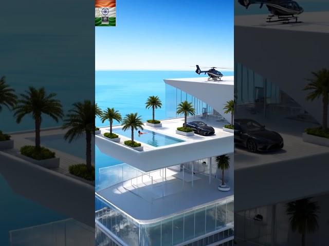 MIND-BLOWING Oceanfront Rooftop Oasis?#shorts