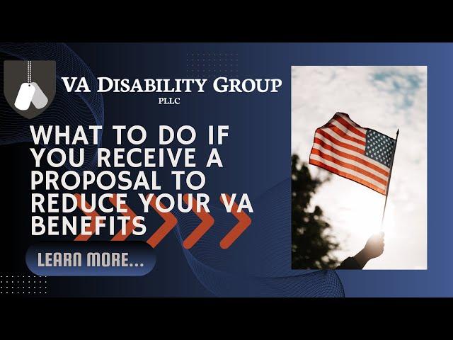 Proposals to Reduce | VA Disability Compensation