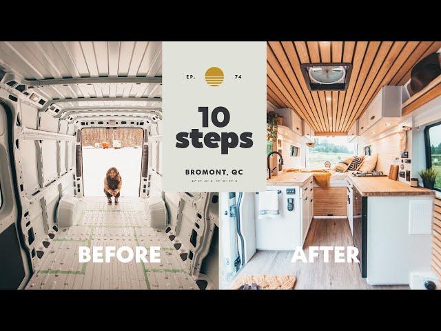 Build YOUR VAN in 10 STEPS - From START to FINISH In only 10 MINUTES