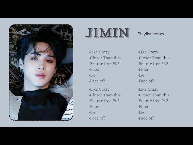 JIMIN (BTS) || PLAYLIST SONG #parkjimin