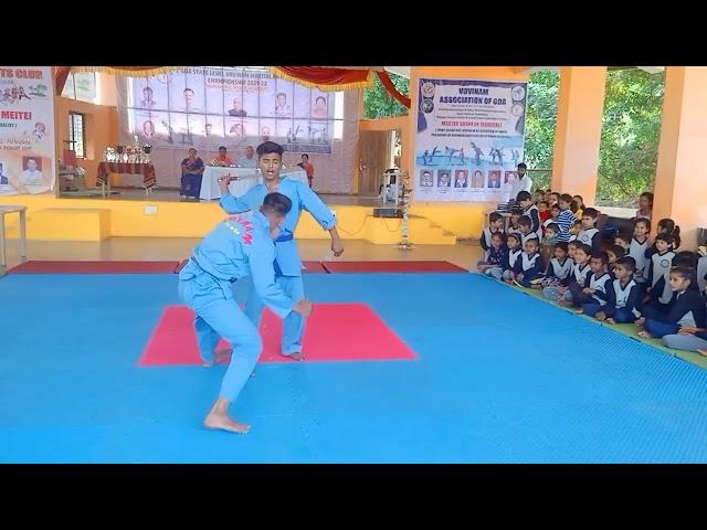 Mahesh Gitte and Mahesh more Vovinam demonstration in Goa state championship- 2021..